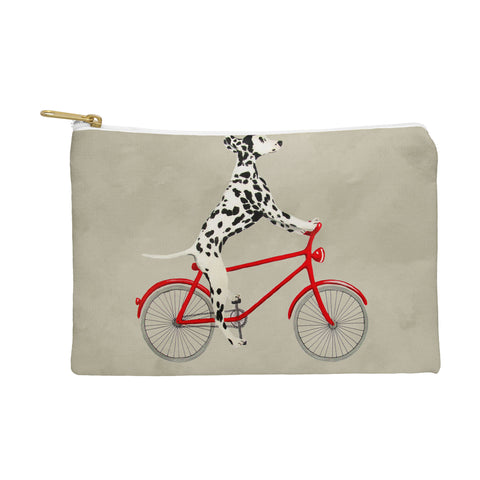 Coco de Paris Dalmatian on bicycle Pouch