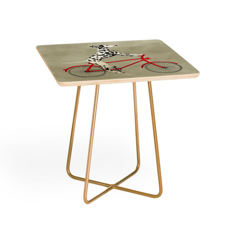 Coco de Paris Dalmatian on bicycle Side Table