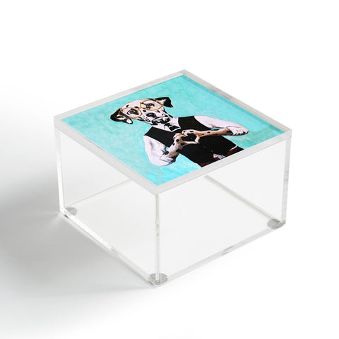 Coco de Paris Dalmatian with finger heart Acrylic Box