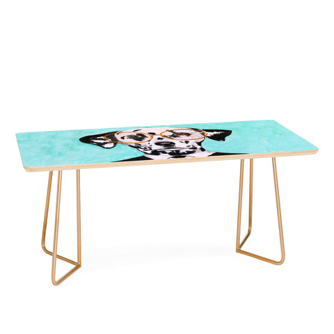 Coco de Paris Dalmatian with finger heart Coffee Table