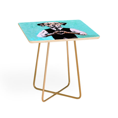 Coco de Paris Dalmatian with finger heart Side Table