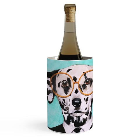 Coco de Paris Dalmatian with finger heart Wine Chiller