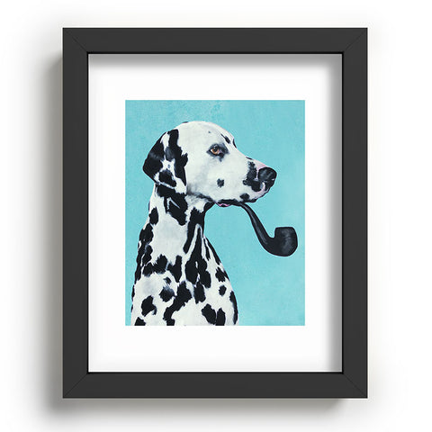 Coco de Paris Dalmatian with pipe Recessed Framing Rectangle