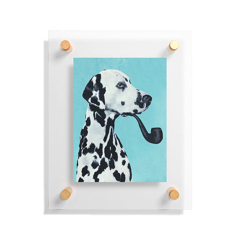 Coco de Paris Dalmatian with pipe Floating Acrylic Print