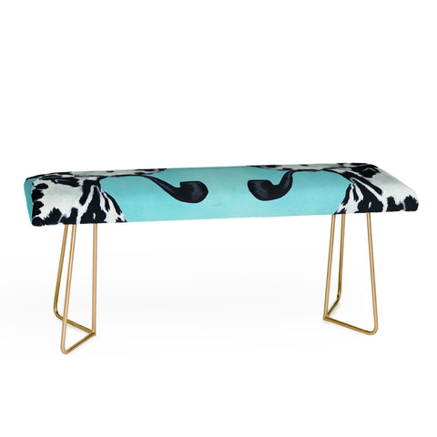 Coco de Paris Dalmatian with pipe Bench