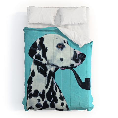 Coco de Paris Dalmatian with pipe Comforter