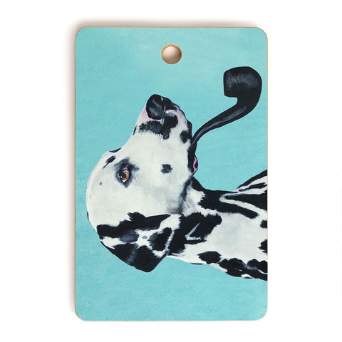 Coco de Paris Dalmatian with pipe Cutting Board Rectangle
