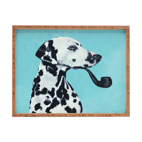 Coco de Paris Dalmatian with pipe Rectangular Tray