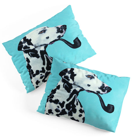 Coco de Paris Dalmatian with pipe Pillow Shams