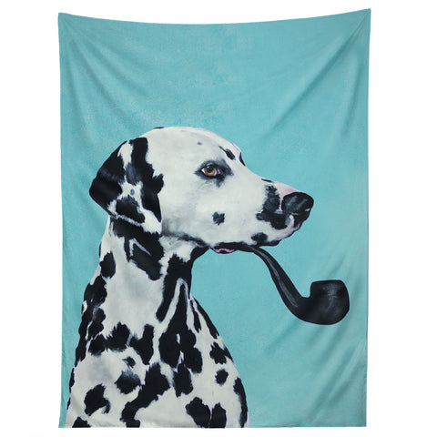 Coco de Paris Dalmatian with pipe Tapestry
