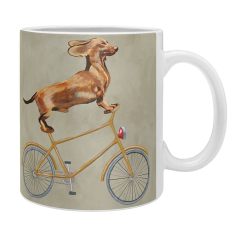 Coco de Paris Daschund on bicycle Coffee Mug