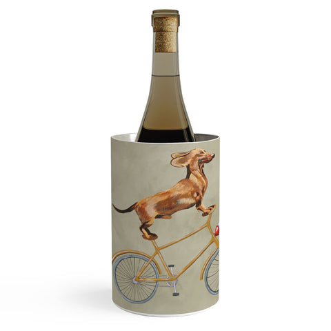 Coco de Paris Daschund on bicycle Wine Chiller