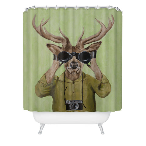 Coco de Paris Deer Hunter Shower Curtain