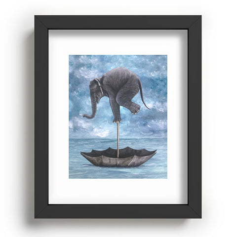 Coco de Paris Elephant in balance Recessed Framing Rectangle