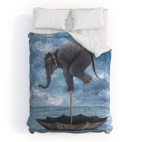 Coco de Paris Elephant in balance Comforter