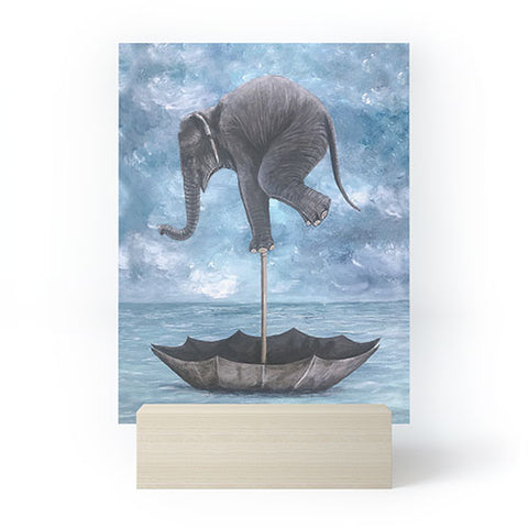 Coco de Paris Elephant in balance Mini Art Print