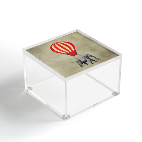 Coco de Paris Elephant with hot airballoon Acrylic Box