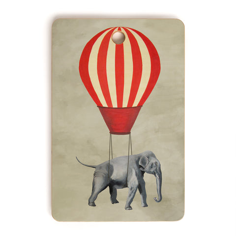 Coco de Paris Elephant with hot airballoon Cutting Board Rectangle