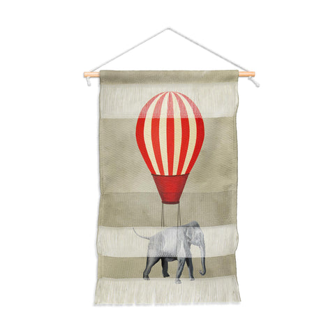 Coco de Paris Elephant with hot airballoon Wall Hanging Portrait