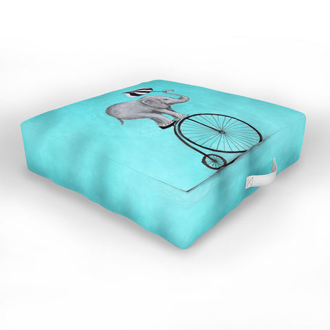 Coco de Paris Elephant with umbrella Outdoor Floor Cushion