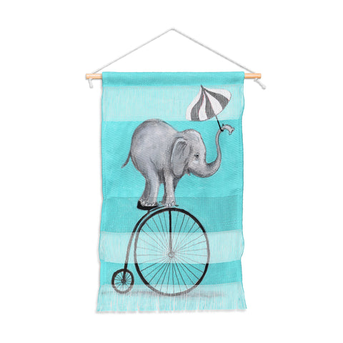 Coco de Paris Elephant with umbrella Wall Hanging Portrait