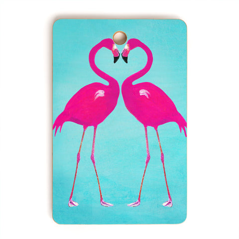 Coco de Paris Flamingo heart Cutting Board Rectangle