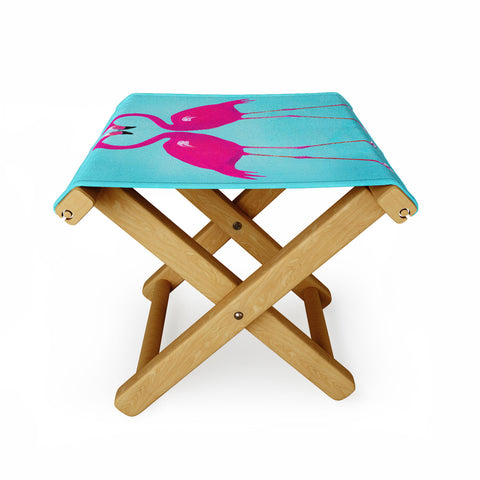 Coco de Paris Flamingo heart Folding Stool
