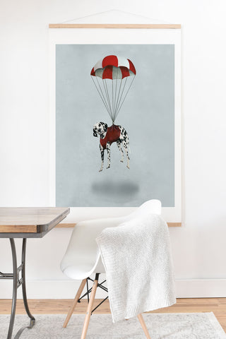 Coco de Paris Flying Dalmatian Art Print And Hanger