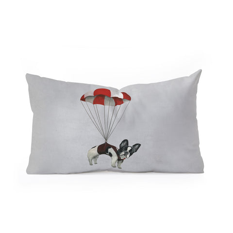 Coco de Paris Flying Dalmatian Oblong Throw Pillow