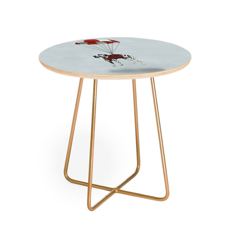 Coco de Paris Flying Dalmatian Round Side Table