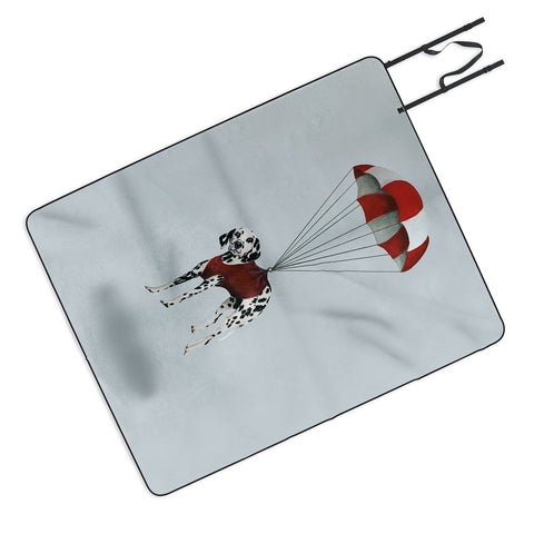 Coco de Paris Flying Dalmatian Picnic Blanket
