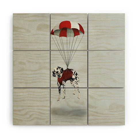 Coco de Paris Flying Dalmatian Wood Wall Mural