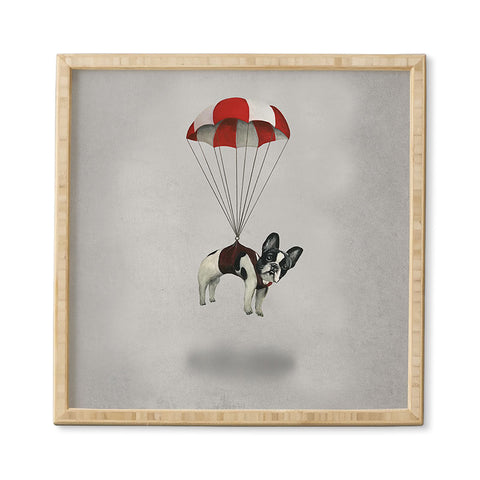 Coco de Paris Flying Frenchie Framed Wall Art