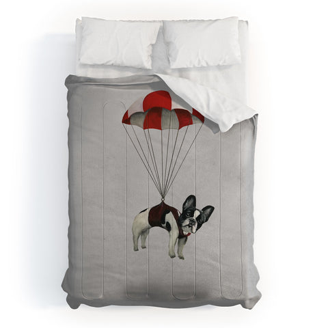 Coco de Paris Flying Frenchie Comforter