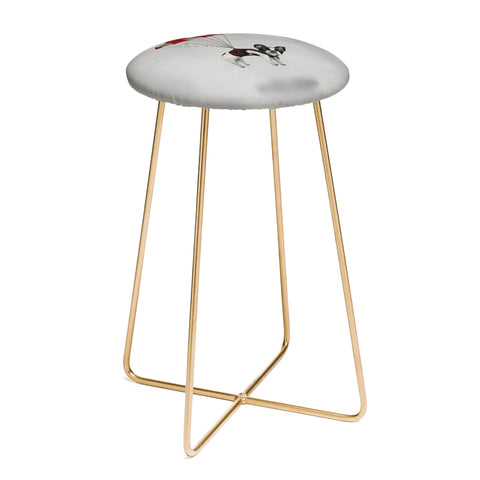 Coco de Paris Flying Frenchie Counter Stool