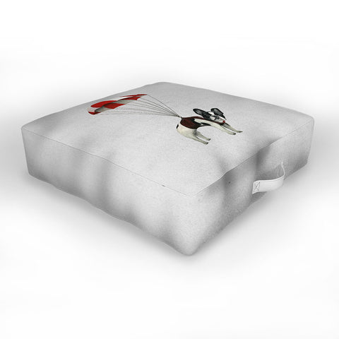 Coco de Paris Flying Frenchie Outdoor Floor Cushion