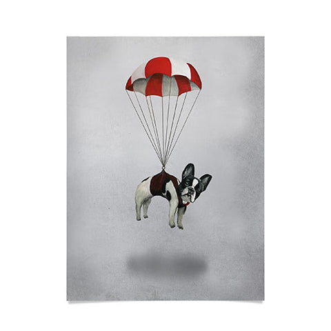 Coco de Paris Flying Frenchie Poster