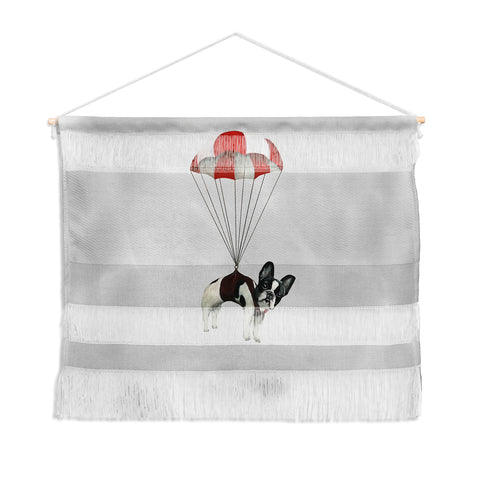 Coco de Paris Flying Frenchie Wall Hanging Landscape