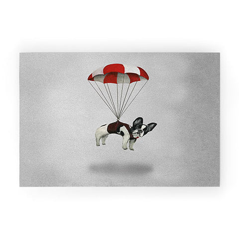 Coco de Paris Flying Frenchie Welcome Mat