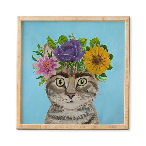 Coco de Paris Frida Kahlo Cat Framed Wall Art