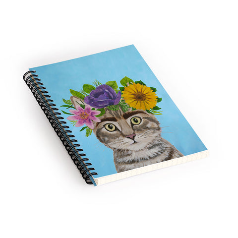 Coco de Paris Frida Kahlo Cat Spiral Notebook