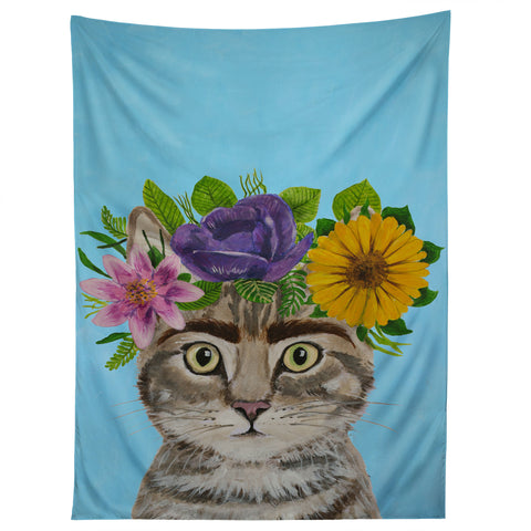 Coco de Paris Frida Kahlo Cat Tapestry