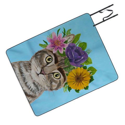 Coco de Paris Frida Kahlo Cat Picnic Blanket