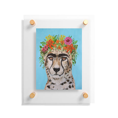 Coco de Paris Frida Kahlo Cheetah Floating Acrylic Print
