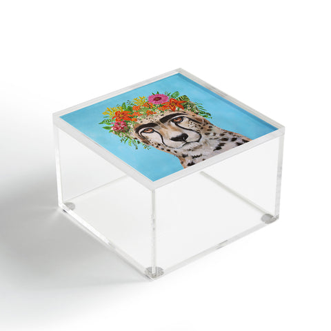 Coco de Paris Frida Kahlo Cheetah Acrylic Box