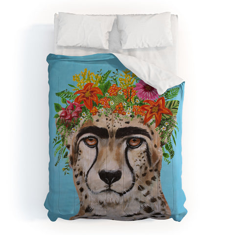 Coco de Paris Frida Kahlo Cheetah Comforter