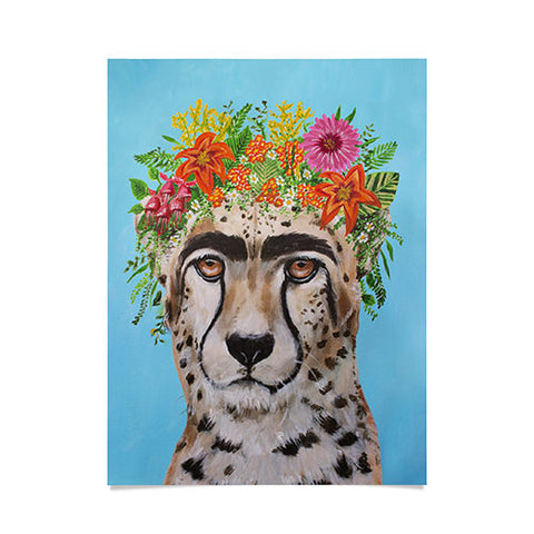 Coco de Paris Frida Kahlo Cheetah Poster