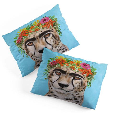 Coco de Paris Frida Kahlo Cheetah Pillow Shams