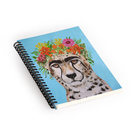 Coco de Paris Frida Kahlo Cheetah Spiral Notebook
