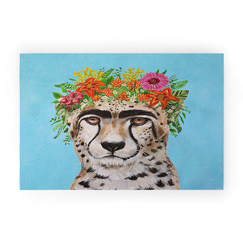 Coco de Paris Frida Kahlo Cheetah Welcome Mat